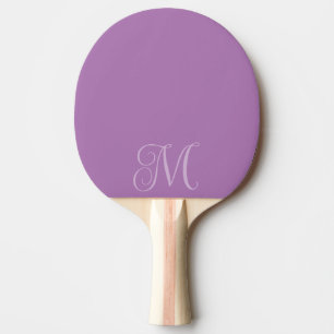 Raquette De Ping Pong Pagaie Lilac Ping Pong avec initiale