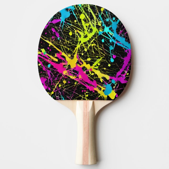 Raquette De Ping Pong Paint Neon brillant (Devant)