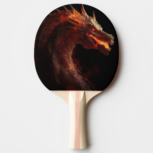 Raquette De Ping Pong Pala de ping Pong Dragón Llameante (Devant)