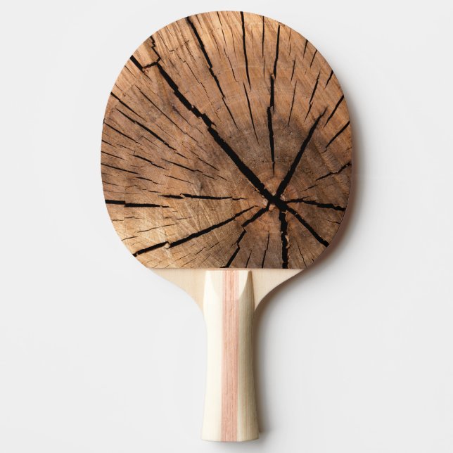 Raquette De Ping Pong Palette d'arbre de ping-pong vieille (Devant)