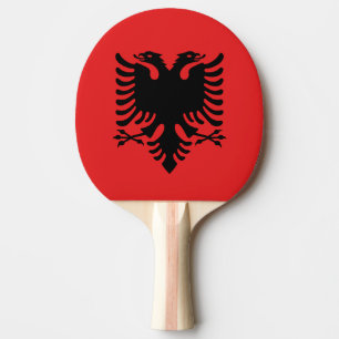 Raquette De Ping Pong Palette de ping-pong avec le drapeau de l'Albanie