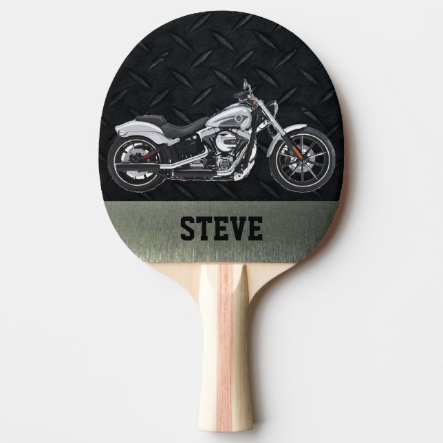 Raquette De Ping Pong Palette de ping-pong personnalisée par moto dure (Devant)