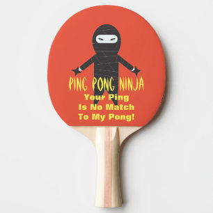 Raquette De Ping Pong Palette drôle de ping-pong de Ninja de ping-pong