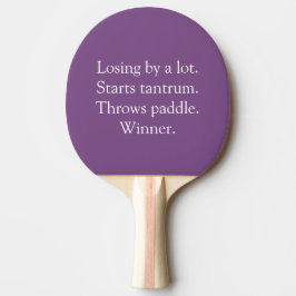 Raquette De Ping Pong Palette endolorie de perdant