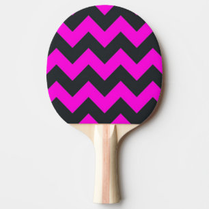 Raquette De Ping Pong Palette noire rose de ping-pong de motif de