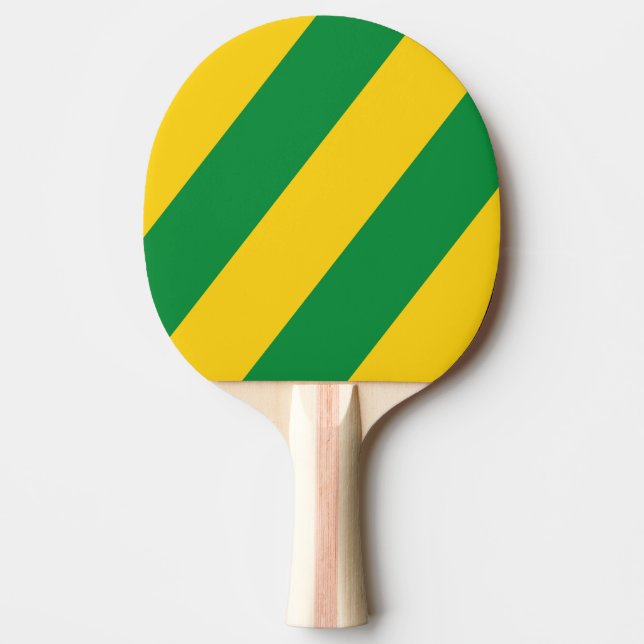 Raquette De Ping Pong Palme Tropicale Rétro Trois Gras (Devant)