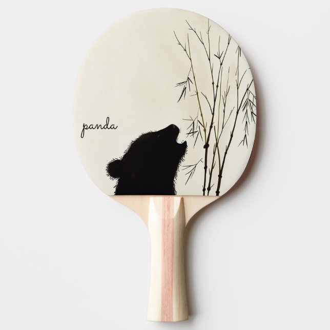 Raquette De Ping Pong Panda Silhouette (Devant)