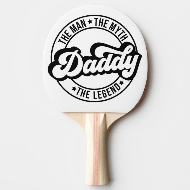 Raquette De Ping Pong Papa l'homme le mythe la légende pa papa hommes pa (Devant)
