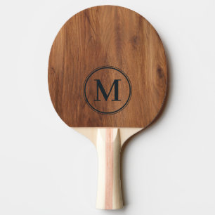 Raquette De Ping Pong Papier Monogrammé en Érable BK