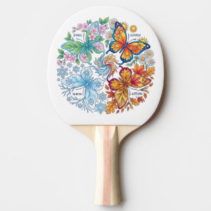 Raquette De Ping Pong Papillon des quatre saisons Art