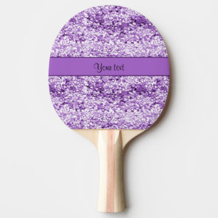 Raquette De Ping Pong Parties scintillantes pourpres scintillantes