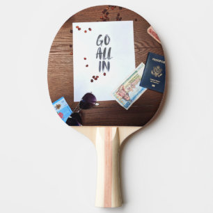 Raquette De Ping Pong Partir, Voyager Prendre Un Risque