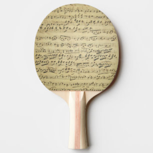Raquette De Ping Pong Partition de musique ancienne