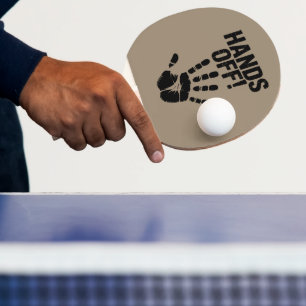 Raquette De Ping Pong Pas les mains sur mon pays mon corps Medicare Poli
