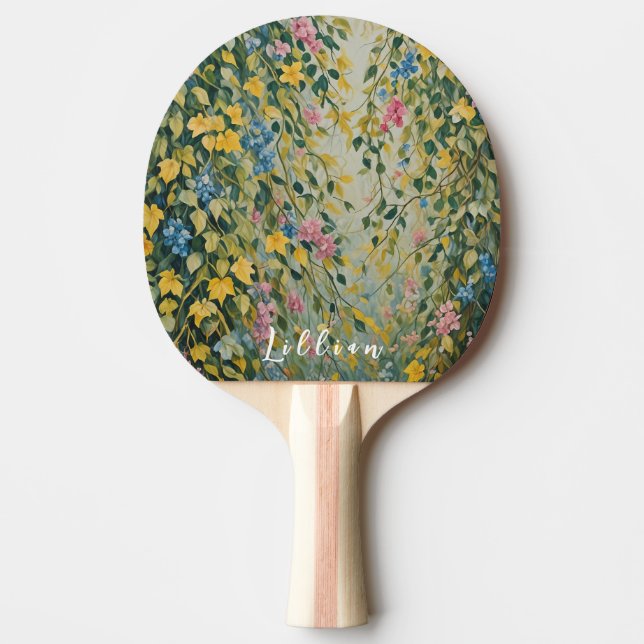 Raquette De Ping Pong Passage enchanté : Jardin secret Pastel (Devant)