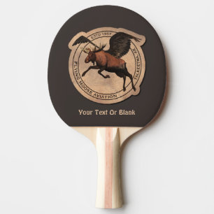 Raquette De Ping Pong Patch Flying Moose Aviation