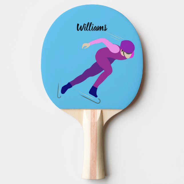 Raquette De Ping Pong Patinage de vitesse (Devant)