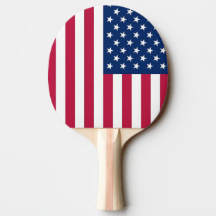 Raquette De Ping Pong Patriotique, paddle de ping-pong avec Drapeau des