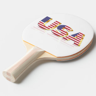 Raquette De Ping Pong Patriotique USA Drapeau Ping Pong Paddle