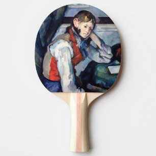 Raquette De Ping Pong Paul Cezanne - Garçon dans la veste rouge