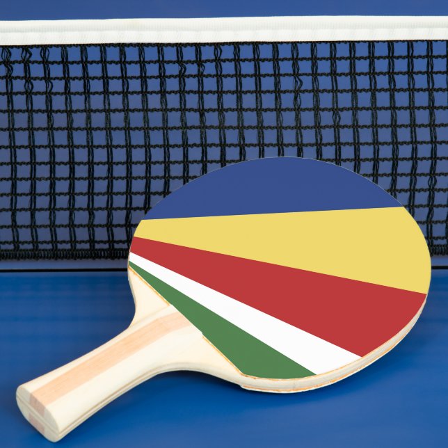 Raquette De Ping Pong pavillon des Seychelles (Insitu)