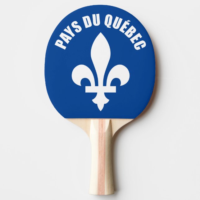 Raquette De Ping Pong Pays du Québec (Devant)