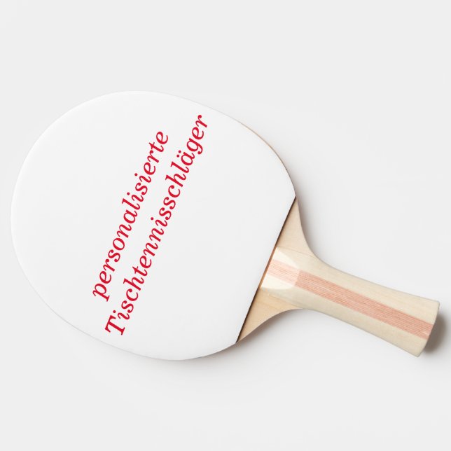 Raquette De Ping Pong Peigneurs de tennis de table personnalisés (Côté)