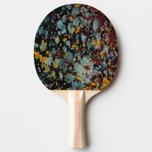 Raquette De Ping Pong Peinture Abstraite Graffiti Éclaboussure D'art Sur