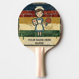 Raquette de ping pong personnalisée Cadeau infirmi