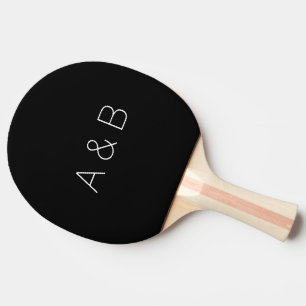Raquette De Ping Pong Personnaliser, personnaliser deux initiales monogr