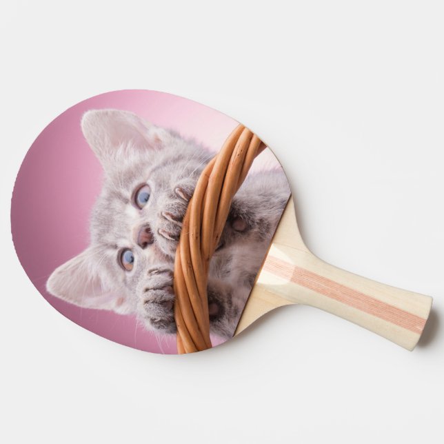 Raquette De Ping Pong Petit chaton drôle (Côté)