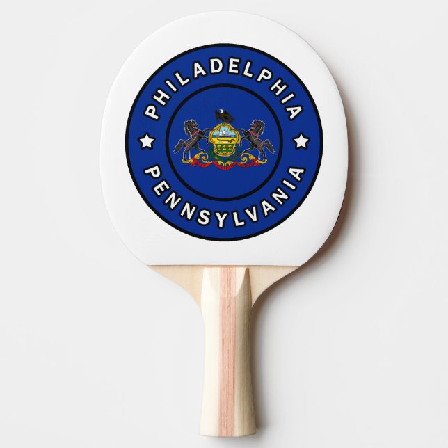 Raquette De Ping Pong Philadelphie Pennsylvanie (Devant)
