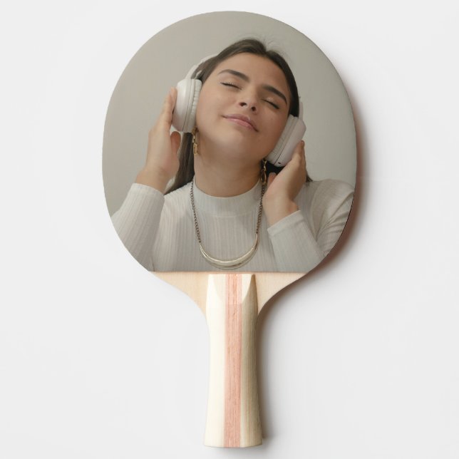 Raquette De Ping Pong Photo complète personnalisée (Devant)
