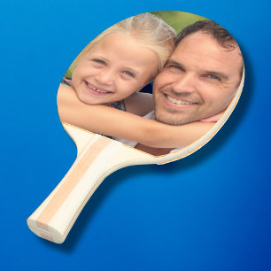 Raquette De Ping Pong Photo personnalisée de raquettes de tennis de tab