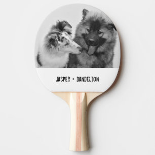 Raquette De Ping Pong Photo simple, moderne personnalisée pour animaux d