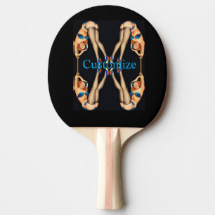 Raquette De Ping Pong Pinceaux Vintages acrobatiques Thunder_Cove