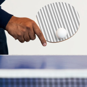 Raquette De Ping Pong Ping Paddle gris et blanc