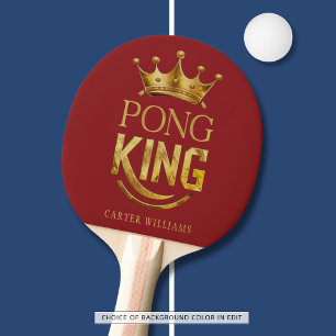 Raquette De Ping Pong Ping Pong King Gold Crown Personnalisé Personnalis