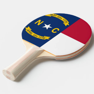 Raquette De Ping Pong Ping pong paddle avec Drapeau de Caroline du Nord,