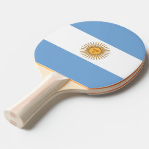 Raquette De Ping Pong Ping pong paddle avec Drapeau de l'Argentine