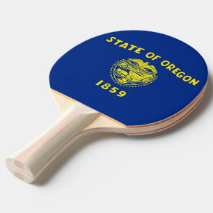 Raquette De Ping Pong Ping pong paddle avec Drapeau de l'Etat de l'Orego