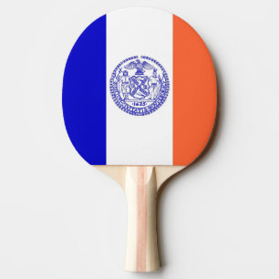 Raquette De Ping Pong Ping pong paddle avec Drapeau de New York, USA