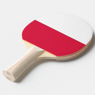 Raquette De Ping Pong Ping pong paddle avec Drapeau de Pologne