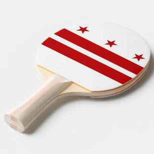 Raquette De Ping Pong Ping pong paddle avec Drapeau de Washington DC, US