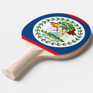 Raquette De Ping Pong Ping pong paddle avec Drapeau du Belize