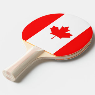 Raquette De Ping Pong Ping pong paddle avec drapeau du Canada