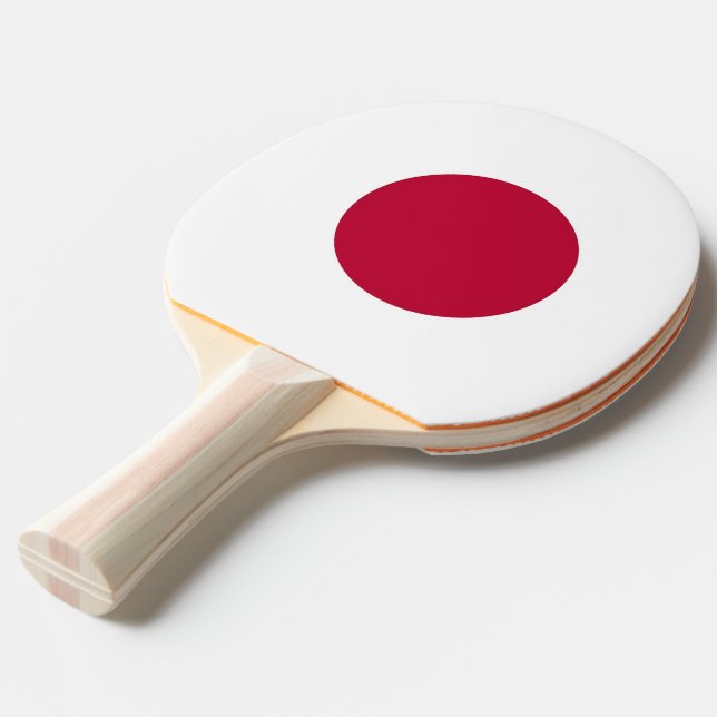 Raquette De Ping Pong Ping pong paddle avec Drapeau du Japon (Devant Angle)