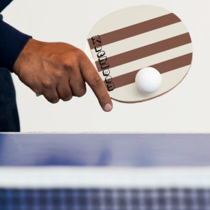 Raquette De Ping Pong Ping Pong Paddle Beige Noir