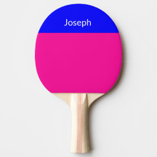 Raquette De Ping Pong Ping Pong Paddle bleu rose