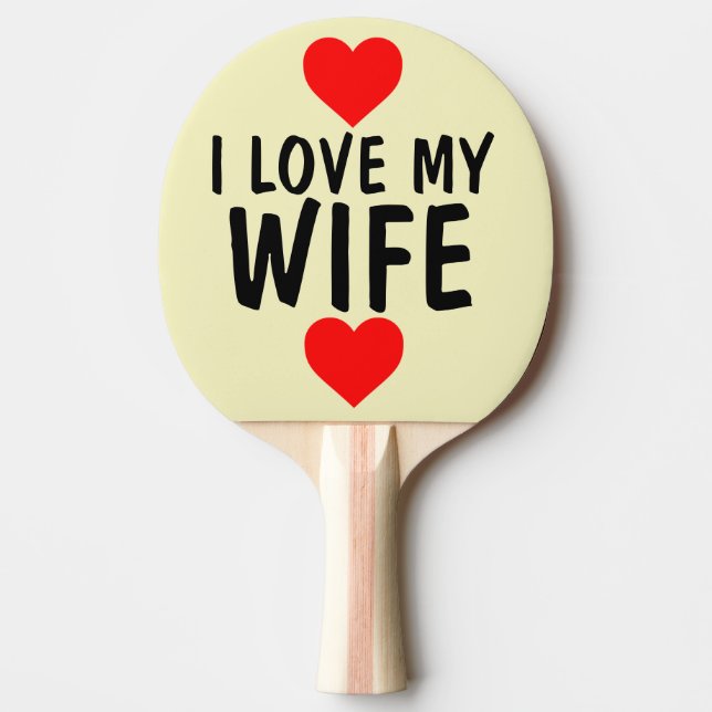 RAQUETTE DE PING PONG PING PONG PADDLE D'ANNIVERSAIRE POUR FEMME (Devant)